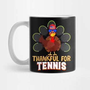 Tennis Turkey Sport Lovers Thanksgiving Mug